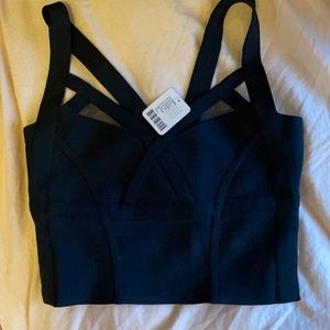 Black Urban Outfitters Crop Top